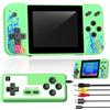 Deluisho GameBoy Mini Game Console, Supporta 2 Giocatori e si Collega Alla TV, Precaricato con 800 Giochi Classici, Schermo LCD da 3,5 Pollici, Mini Sala Giochi, Regalo per Ragazzi e Ragazze (Verde)