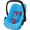 ByBoom® - Fodera estiva/fodera protettiva di spugna, fodera universale per ovetto, seggiolino auto, p.es. per Maxi-Cosi CabrioFix, Pebble, City SPS, Colore:Blu
