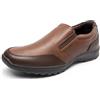 Bruno Marc Scarpe da Mocassino Estivi Traspiranti Casual Eleganti Slip On Scarpe Mocassini Oxfords Uomo Eleganti,Size 47,Marrone,SBLS2420M-E