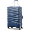 American Tourister Bagaglio rigido espandibile a cascata con ruote girevoli, Blu ardesia., 20-Inch Spinner, Bagaglio espandibile Cascade Hardside con ruote Spinner