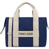 Tommy Jeans Uomo Borsa Duffle Bag Retro Cool Borsone da Viaggio, Blu (Velvet Blue), Taglia Unica