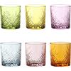 PASABAHCE 5877634 6 Bicchieri Timeless in Vetro, Colori Assortiti, Cl 34