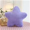 KOWAKA Cuscino in peluche a forma di stella, per la decorazione della casa (50 cm, viola)