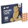 SumoTape Sumo Tape® - Set di 180 nastri a rete tipo A, impermeabili e delicati sulla pelle, 2,10 x 2,80 cm, autoadesivi per agopuntura, nastro kinesio