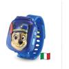 VTech PAW Patrol - Orologio Interattivo di Chase, Orologio per Bambini con 4 Giochi, Schermo a Colori, Inclusa Voce di Ryder, Funzione Sveglia e Timer, Lingua Italiana, Batterie Incluse, 3-7 Anni