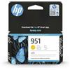 HP 951 Giallo, CN052AE, Cartuccia Originale HP da 700 Pagine, Compatibile con Stampanti HP Officejet Pro serie 8100, 8600 e HP Officejet Pro 251dw e Pro 276dw