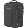 BidMamba Zaino Bagaglio A Mano 40x20x25 Ryanair, Zaino Borsa 20L Voli Low Cost Easyjet - Carbonio