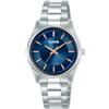 Lorus Orologio analogico al quarzo da uomo con bracciale in acciaio inossidabile, Argento - RG243XX9