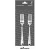 INOXPRAN - 6 Forchette da Frutta SYDNEY, Realizzate in Acciaio Inossidabile, Resistenti e Durature, Design Moderno ed Elegante, 100% Made in Italy, Lavabili in Lavastoviglie