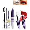 LYSdefeu Mascara Rosso Bianco in fibra di Seta 5D-2 Colori Mascara Spesso Volumizzante E Allungante,Set di Mascara Colorato Waterproof Lunga Durata Con Pennello Per Ciglia,Creando Un Glamour Trucco Occhi-03+07
