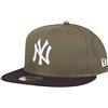 New Era - MLB York Yankees Colour Block 9Fifty Snapback cap Colore Verde