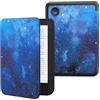 MoKo Custodia per 6 Tolino Shine Color/5 &Kobo Clara BW/Color, Blue Starry