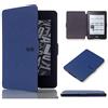 Kepuch Custer Cover per Kindle Paperwhite 1/2/3 2012 2013 2015 2016,PU-Pelle Case Custodia - Blu