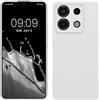 kwmobile Custodia Compatibile con Xiaomi Redmi Note 13 Pro 5G / Poco X6 5G Cover - Back Case per Smartphone in Silicone TPU - Protezione Gommata - bianco matt