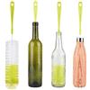 ALINK Spazzola per la pulizia di bottiglie di vino, birra, decanter, thermos, brocche di vetro e bottiglie sportive a collo lungo stretto