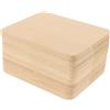 teemando® 8 sottobicchieri in legno di faggio da 10 cm, sottobicchieri decorativi accessori per raclette, per bicchieri e padelle