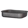 H&H Stone Grey Rosticcera in Alluminio con Rivestimento Antiaderente Stone, 18x25cm