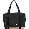 Tommy Jeans Uomo Borsone Duffle Bag Daily Borsone da Viaggio, Nero (Black), Taglia Unica