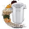 OKJHFD Barattolo per caffè, barattolo ermetico per alimenti da cucina in acciaio inossidabile resistente, barattolo sottovuoto per fagioli, fondi, tè, cereali, zucchero(1800ml)