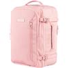 BidMamba Zaino Bagaglio A Mano 40x20x25 Ryanair, Zaino Borsa 20L Voli Low Cost Easyjet - Rosa