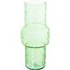 DRW Vaso a Forma di Cristallo in Verde 14x14x33 cm