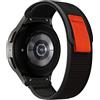 KeeFos Cinturino Trail Loop per Samsung Galaxy Watch Watch 7/6/5/4 (40mm 44mm)/Galaxy Watch FE, Nylon Elastico Cinturini Sportivo per Galaxy Watch 6 Classic (43mm 47mm)/Watch 5 Pro 45mm -Nero/Grigio