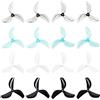 BETAFPV Gemfan 16pcs 45mm 3-Blade Whoop Drone Propeller with 1.5mm Shaft Hole Compatible for FPV Racing Like Meteor75 PRO 1S FPV Whoop Drone Quadcopter