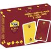 EURO PUBLISHING Carte da Gioco Roma - Poker - Burraco - Ramino (2 mazzi: 52 carte per mazzo + 2 jolly)