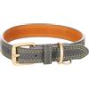 Flamingo Collare Virginia Grigio S/M 31-39CM 20MM