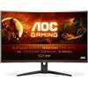 AOC G2 C32G2ZE/BK Monitor PC 80 cm (31.5") 1920 x 1080 Pixel Full HD LED Nero, Rosso