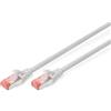 Digitus DK1644300 Cavo Rete S-Ftp Cat.6 Doppia Schermatura Ls0H, 30 mt, Grigio, Cat-6 - 30 m, Cavo patch - S-FTP - LSZH