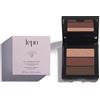 LEPO | Eyeshadows Trio N. 02 Marrone Rosato, Tris di Ombretti Compatti con Amido di Mais per uno Sguardo Radioso e Naturale