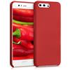 kwmobile Cover per Huawei P10 Custodia - Back Case per Smartphone in Silicone TPU - Protezione Gommata - rosso scuro