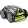Zodiac Vortex 4WD GV 5220 Pulitore automatico per piscine fino a 12 x 6 m, pareti e linea di galleggiamento, con cavo da 18 m e carrello