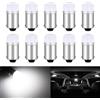 Defvnsy T4W BA9S LED Lampadina Bianco 6000K 12V, LED T11 53 57 per Auto Moto Luci Targa Luce Interna Luci Della Cupola Luci Della Mappa (10 Pezzi)