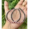 Evil Eye 2 Pezzi Bracciale Protezione Malocchio Argento 925 7" Amuleto Nazariya Unisex...