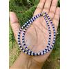 Evil Eye 2 Pezzi Cavigliera Protezione Malocchio Argento 925, 10" Amuleto Nazariya Blu...