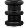 Kartell Pilastro Sgabello, Tecnopolimero termoplastico colorato in Massa, Nero, 35 x 46 cm