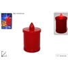Due Esse Christmas Lumino Votivo Rosso a Batteria