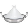 SCANPAN Impact Tagine-Impatto, Edelstahl, Argento, 40 x 40 x 34 cm, 2 unità
