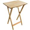 Home Vida Tavolino Pieghevole, in Legno, Colore: Naturale