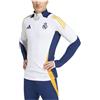 Adidas Real Madrid Tiro Competition 24/25 Training Half Zip Sweatshirt Bianco L / Regular