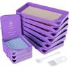 ARTDOT 10 Pezzi Impilabili e Interbloccabile Diamond painting Palle Kit Completo per Adulti con Diamond Painting Accessori e Strumenti (Viola)