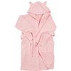 Ti TIN Accappatoio per bambini o bambina con cappuccio e tasche laterali | molto morbido e assorbente | spugna asciugamano 100% cotone | design cappuccio con orecchie