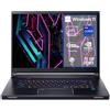 Acer Predator Triton 17X PTX17-71-99PV Notebook Gaming, Processore Intel Core i9-13900HX, RAM 32 GB, 2 x 1 TB SSD, Display 17 WQXGA IPS 250 Hz, NVIDIA GeForce RTX 4090 16 GB GDDR6, Windows 11 Home