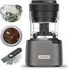 Kenwood Duo Prep CHP80.000SI, Tritatutto e Macinino 2-in-1 con Lame Quadblades Seghettate, Macinino ad Alta Velocità Compatto, Base Antiscivolo, Lavabile in Lavastoviglie, 800W, Argento