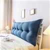 UVCMDUI Schienale Letto, Cuscinoni per Testiera Letto Grandi Rettangolare, Cuscini per Spalliera Letto Matrimoniale per Letto Divano Riposo Lettura Libro,C,180cm/70.9in