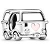 Generic Ciondolo a forma di camper in argento Sterling 925, compatibile con ciondoli Pandora e molti altri braccialetti con ciondoli del Regno Unito.