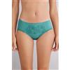 Intimissimi Slip In Tulle In Full Bloom Blu