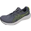 Asics Gel-Contend 9, Sneaker Uomo, Grigio Acciaio Giallo Sicurezza, 39 EU